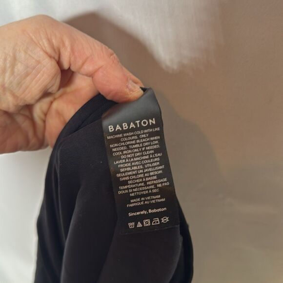 Babaton Black Contour Tank Mini Dress. Size Medium. - Picture 7 of 8